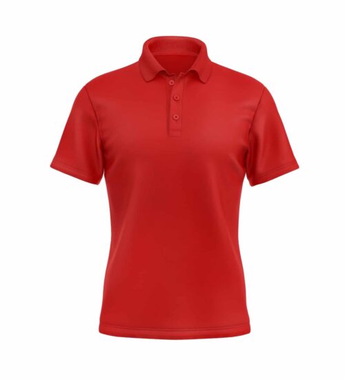 Mens Polo Shirt - Sports Red