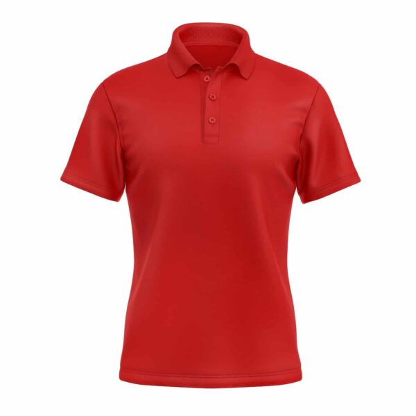 Mens Polo Shirt - Sports Red